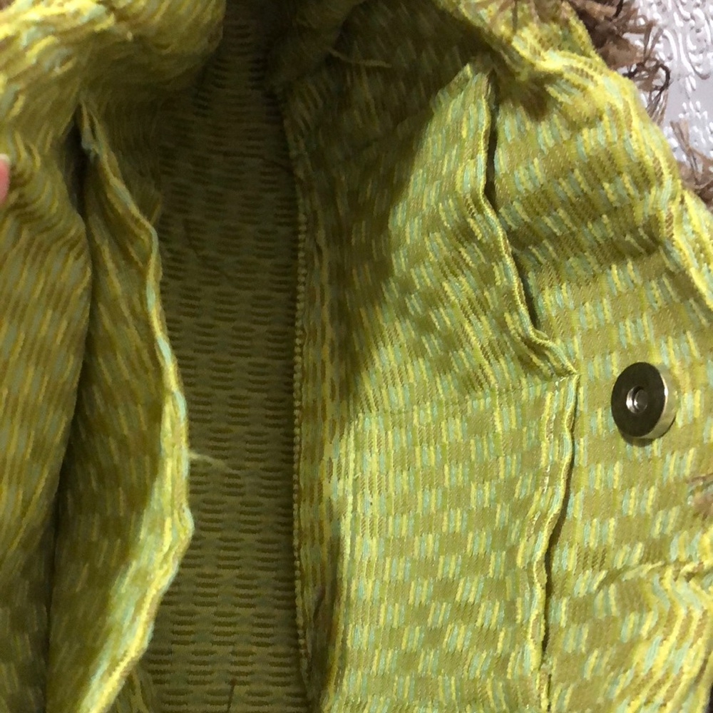 Zig Zag Multicolored Mod Swirl Print Bag - image 3